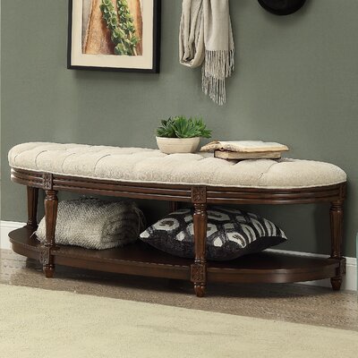 Bowers Wood Storage Bench Darby Home Co