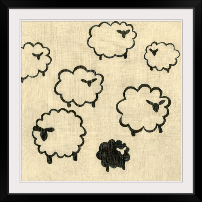 Great Big Canvas Best Friends Sheep By Chariklia Zarris Canvas Art