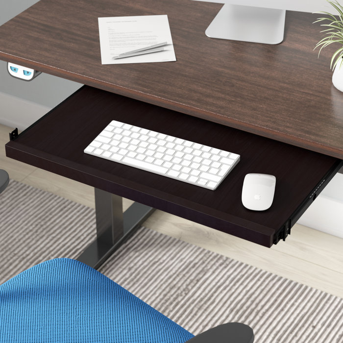 Symple Stuff Palladino 1 25 H X 23 5 W Desk Keyboard Tray Drawer