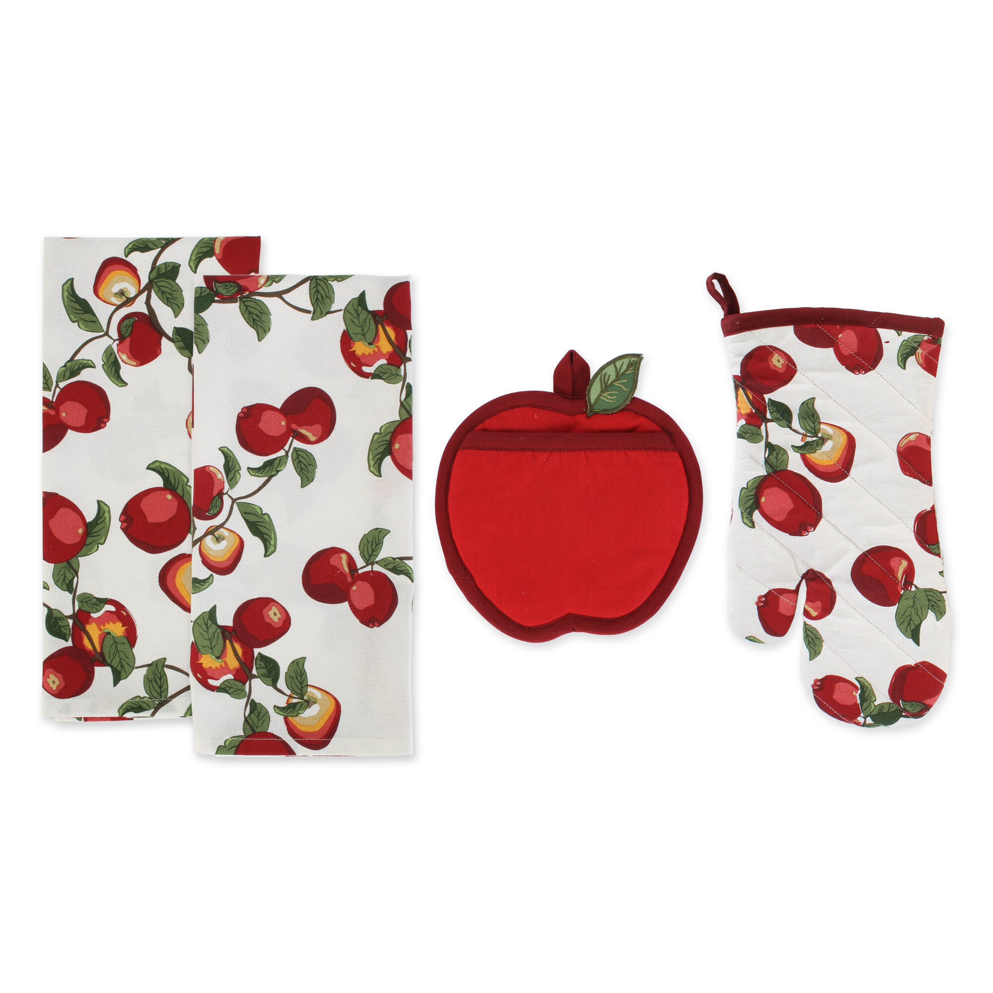 apple oven mitt