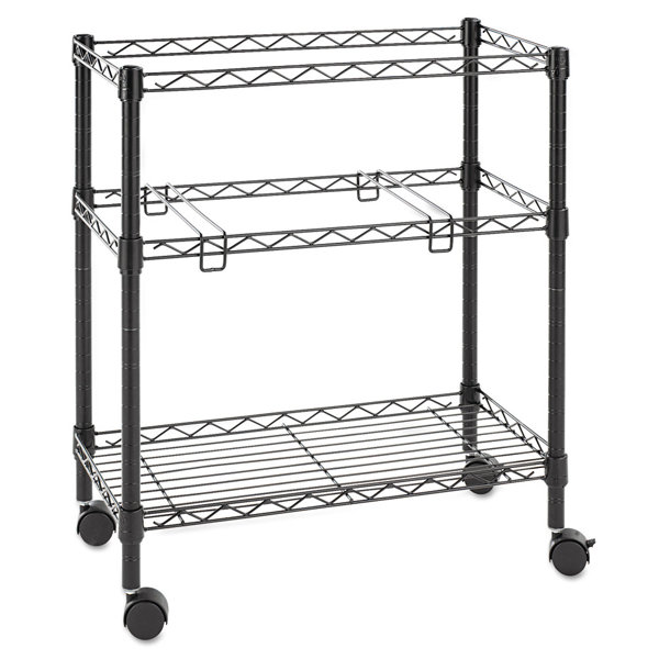 2 Tier Rolling Cart Wayfair