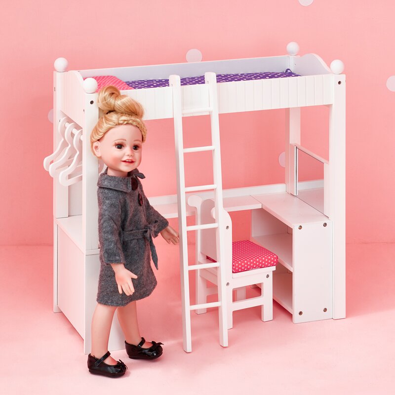 olivia dollhouse bunk bed