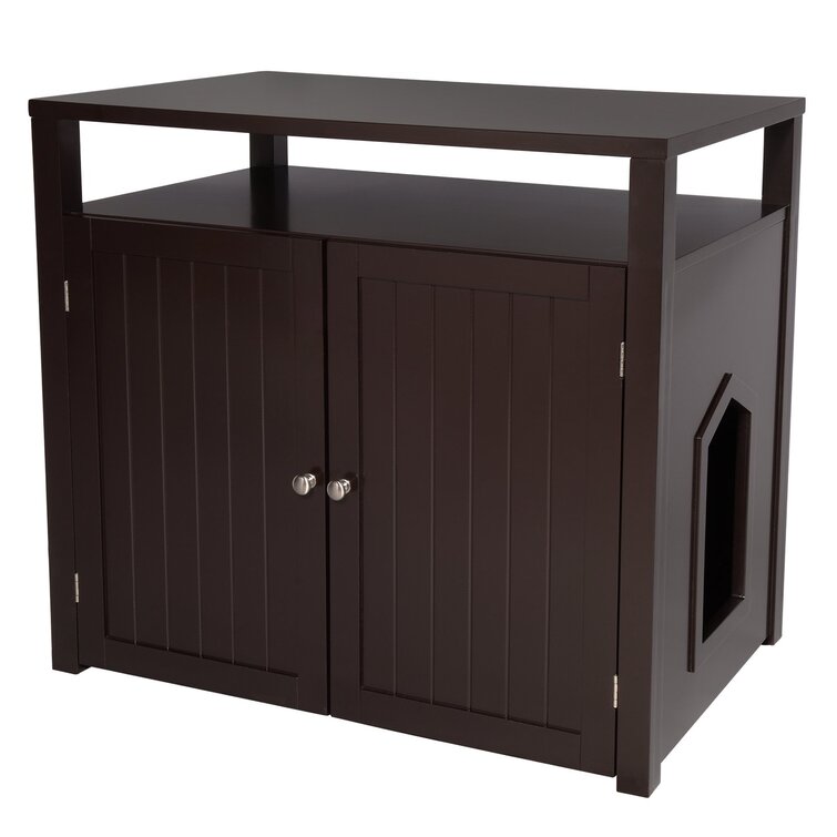 Tucker Murphy™ Pet Cat Wood Litter Box Enclosure & Reviews | Wayfair