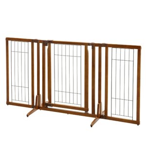 Premium Plus Freestanding Pet Gate with Door
