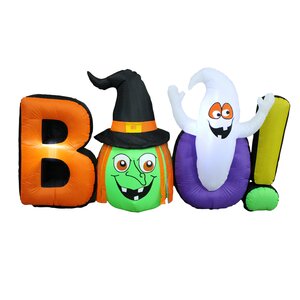 Halloween Inflatable Witch Ghost BOO
