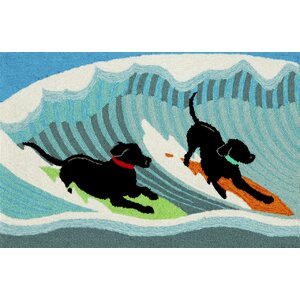 Climsland Surfing Dogs Doormat