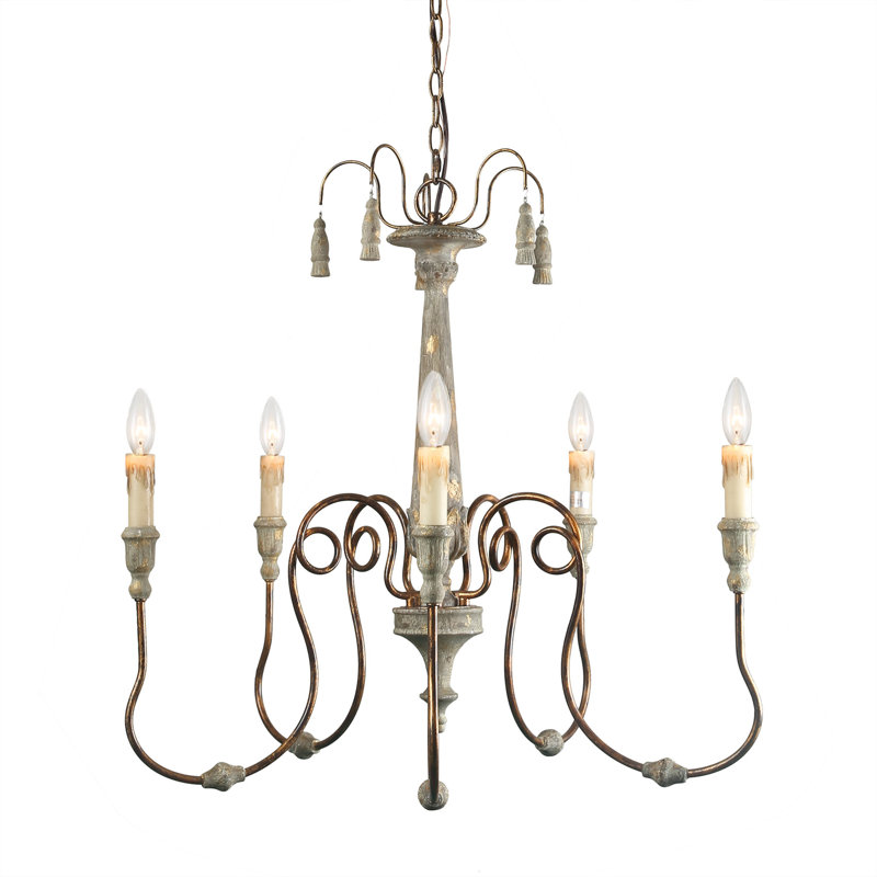 Ophelia Co Gratton 6 Light Candle Style Classic Traditional Chandelier Wayfair