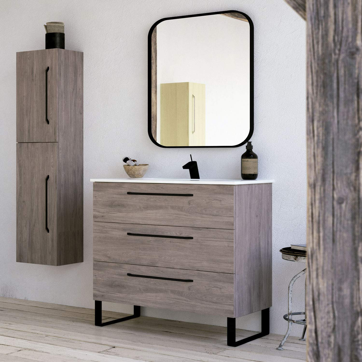 Wrought Studio Shakia 32 Single Bathroom Vanity Set With Mirror Wayfair Wrought Studio Shakia 32 Single Bathroom Vanity Set With Mirror Wayfair
