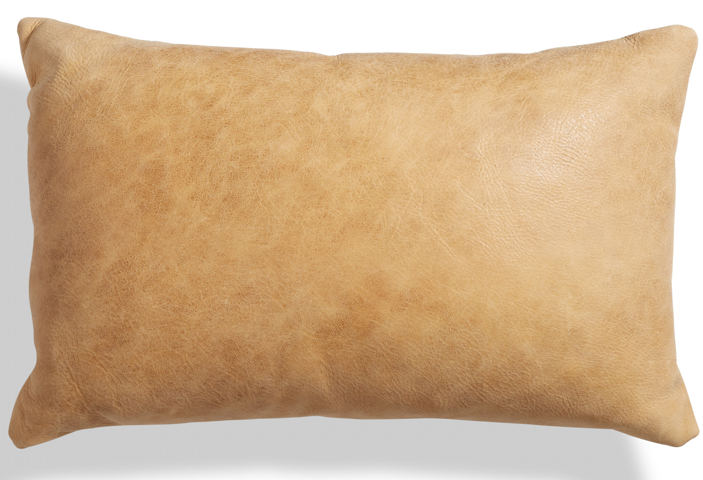lumbar leather pillow