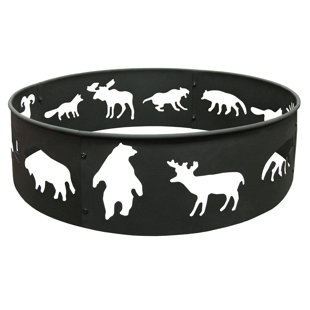 Big Sky Steel Wood Burning Fire Ring by Landmann