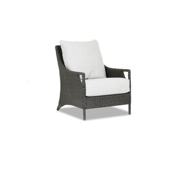 Lagos Patio Chair With Sunbrella Cushion Sunset West Frame Color Gray