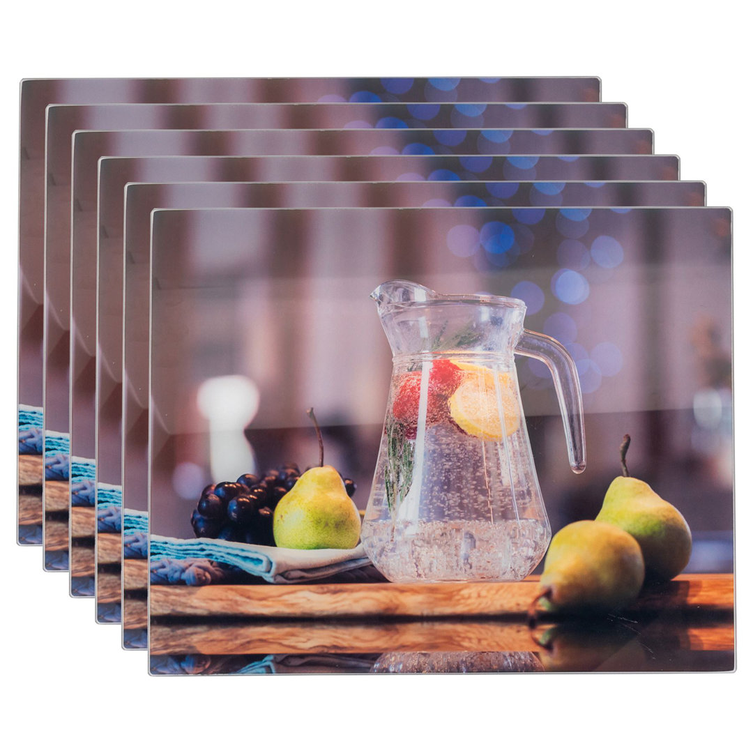 Harbour Housewares 6-tlg. Platzdeckchen-Set