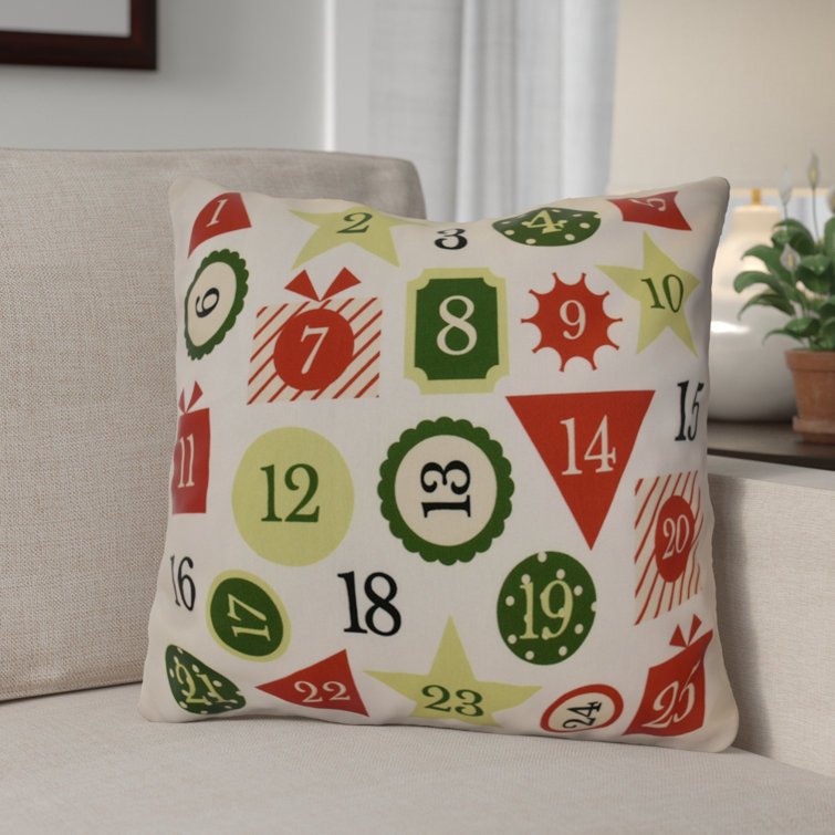 advent calendar pillow