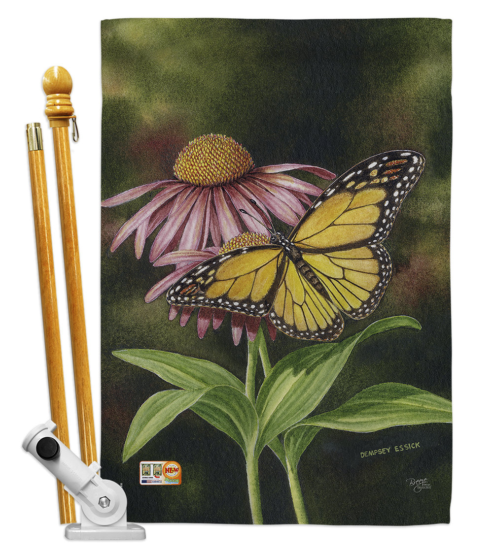 Lighting Graphics More Monarch Butterfly And Coneflower Ceiling