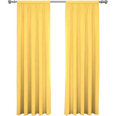 Modern Orange Curtains + Drapes | AllModern