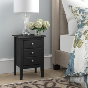 Kissell 3 Drawer Nightstand by Andover Mills