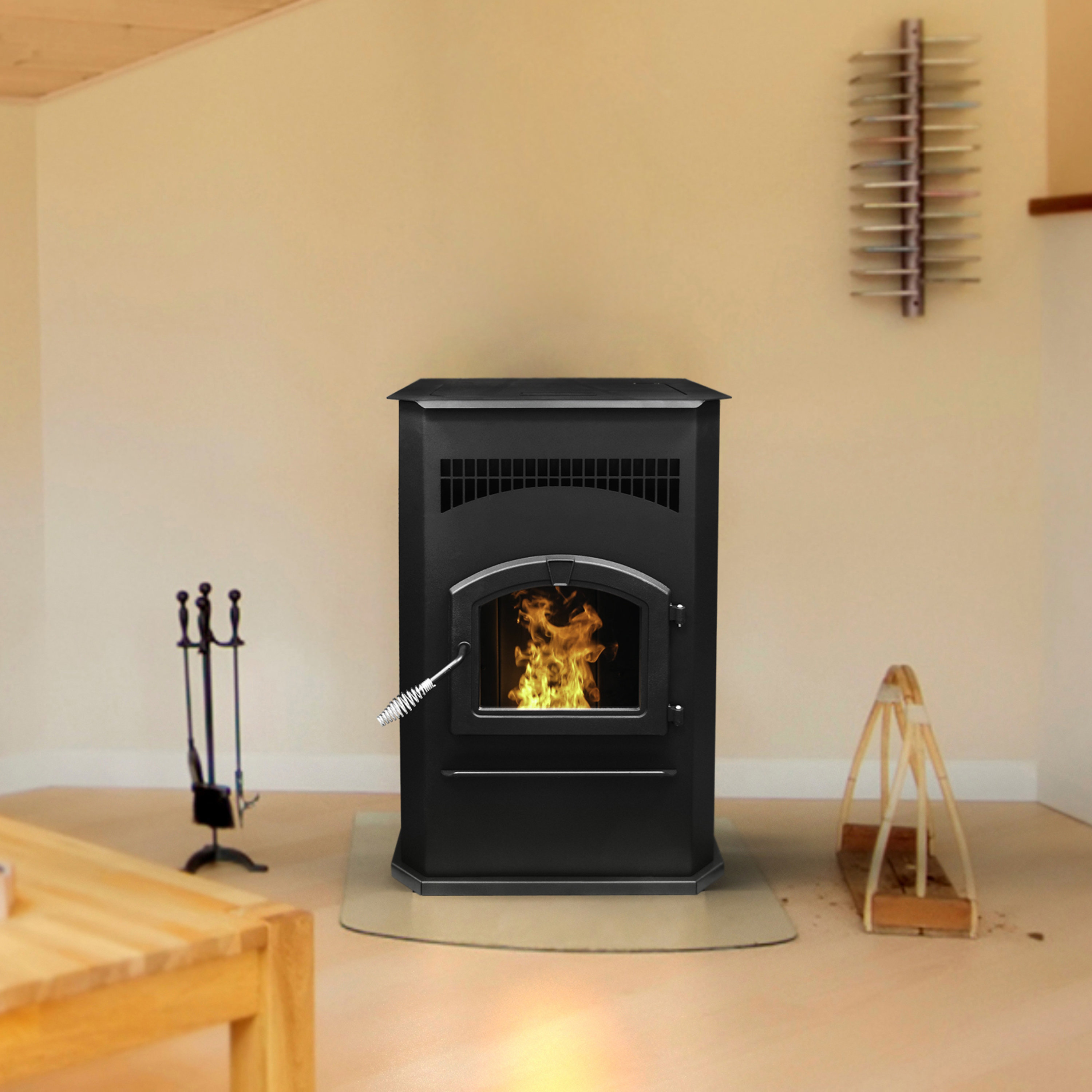 Pleasant Hearth 2200 Sq Ft Freestanding Pellets Stove With Blower Wayfair