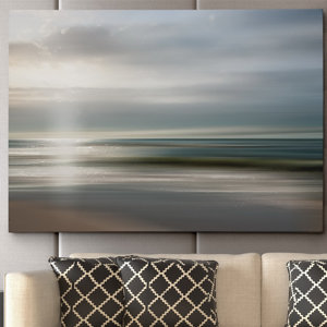 'Setting Sun' by Mike Calascibetta Framed Photographic Print on Wrapped Canvas