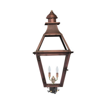 Primo Lanterns Orleans Aged Copper 27 H Hardwired Lantern Head Wayfair