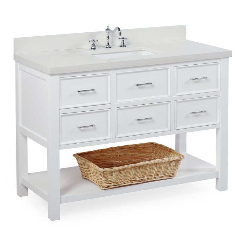 Custom Bathroom Vanities Nh kbc new hampshire 48" single bathroom vanity set & reviews | wayfair Custom Bathroom Vanities Nh kbc new hampshire 48" single bathroom vanity set & reviews | wayfair