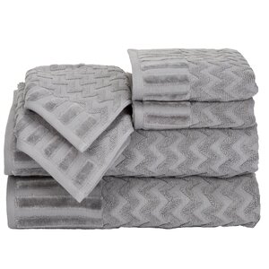 Regina 6 Piece Chevron Towel Set