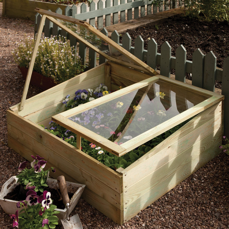 Sol 72 Outdoor Roseboro 1m W X 0 8m D Cold Frame Greenhouse Reviews Wayfair Co Uk