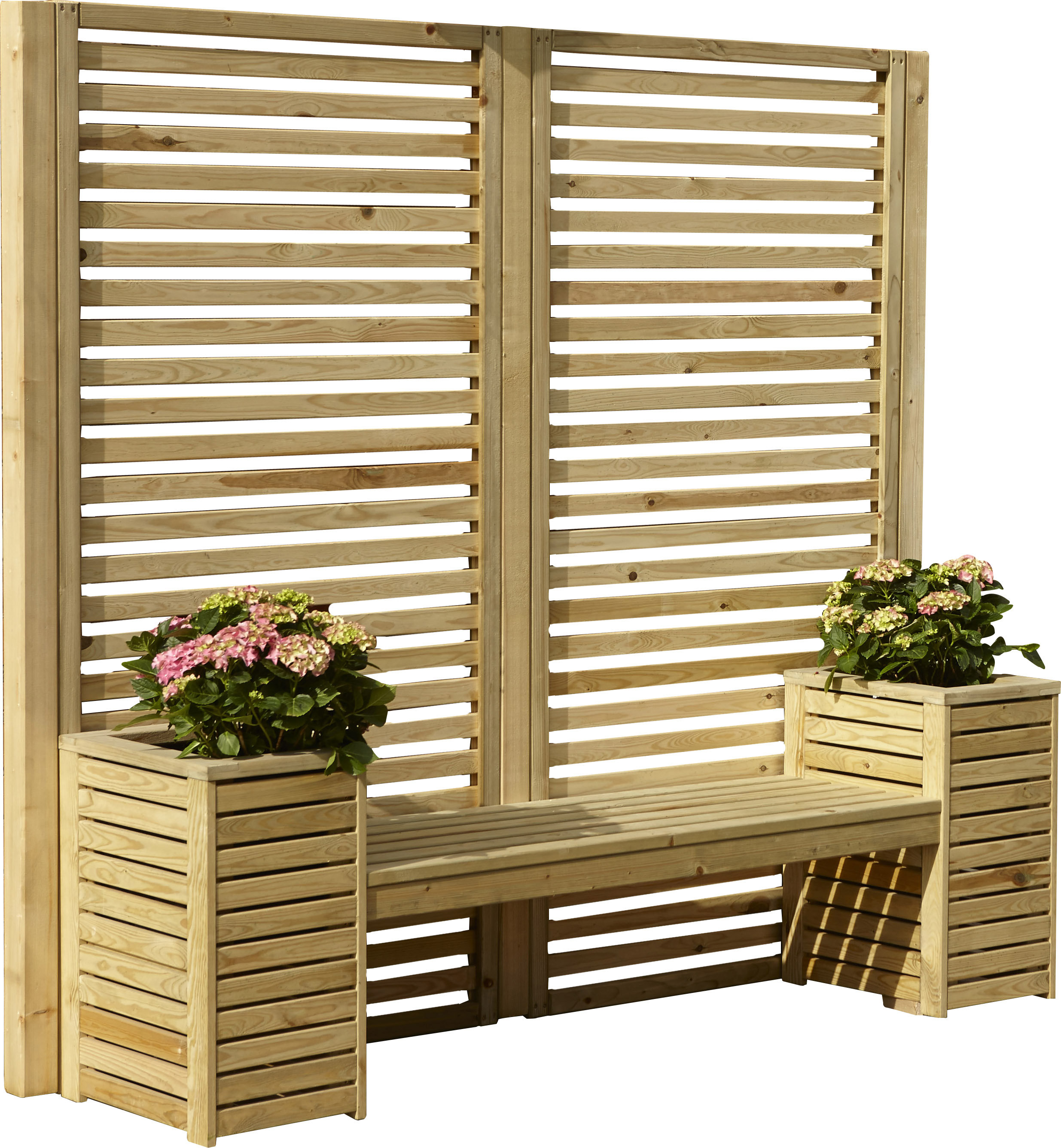 Garten Living Sitzbank mit Blumenkasten Lampman aus Holz & Bewertungen