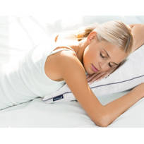 thin bed pillow