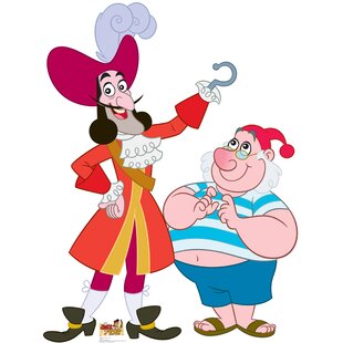 Captain Hook And Mr Smee Disney Jake And Neverland Pirates Cardboard Standup