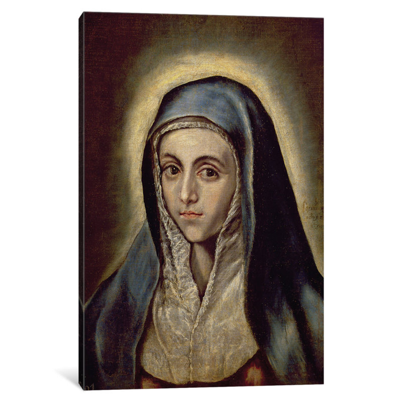Icanvas The Virgin Mary By El Greco Painting Print On Wrapped
