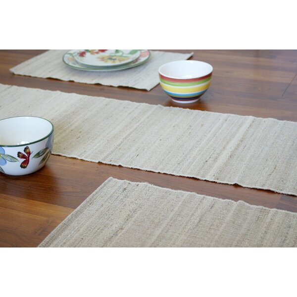 Leaf & Fiber Vaayil Handmade Banana Fiber Table Runner ...