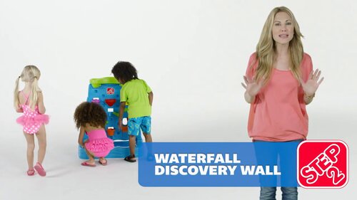 step2 waterfall discovery wall playset