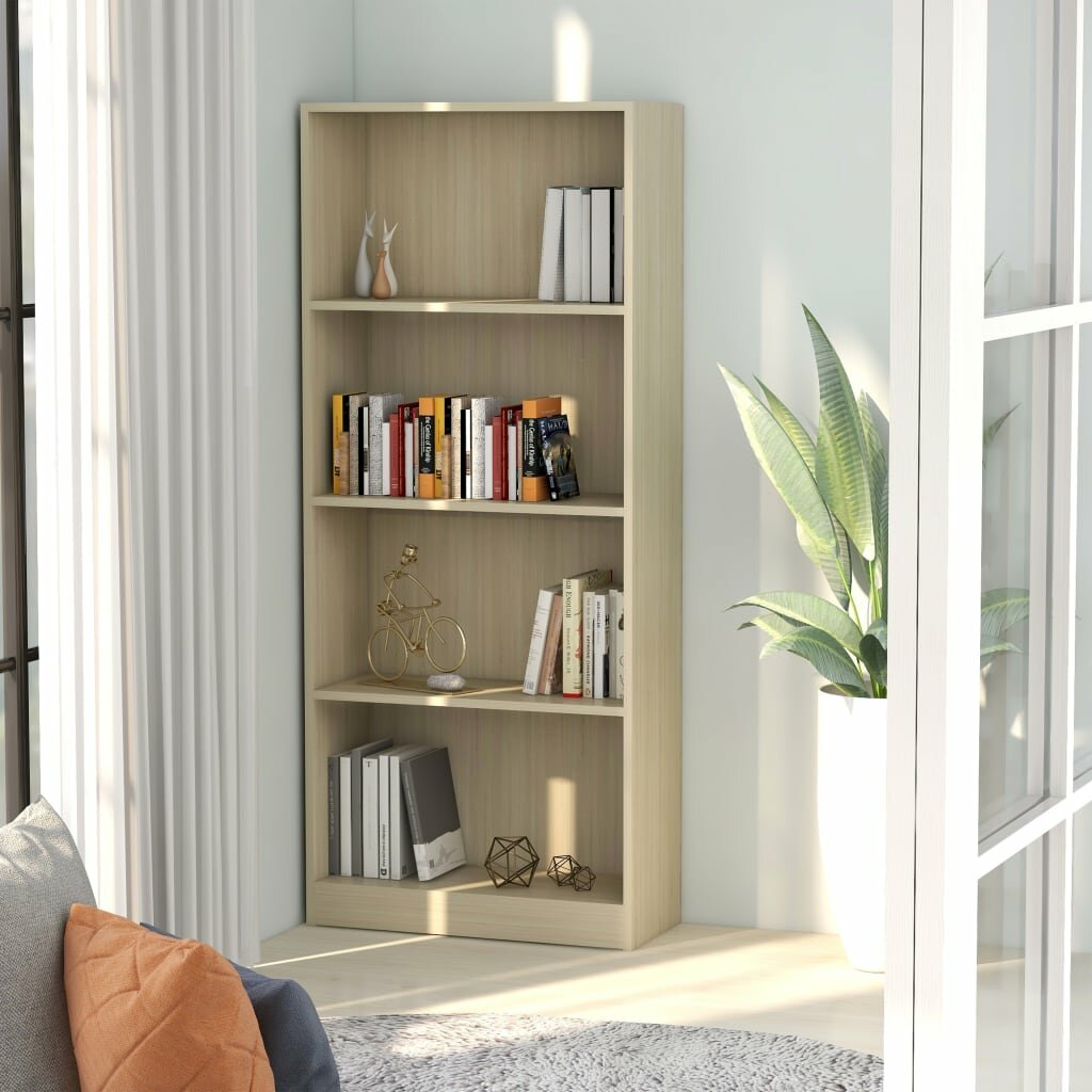 Latitude Run Remillard Modern Floor Standard Bookcase