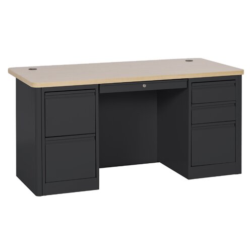 Sandusky 900 Series Double Pedestal Computer Desk Reviews Wayfair