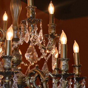 Dodson 15-Light Chain Crystal Chandelier