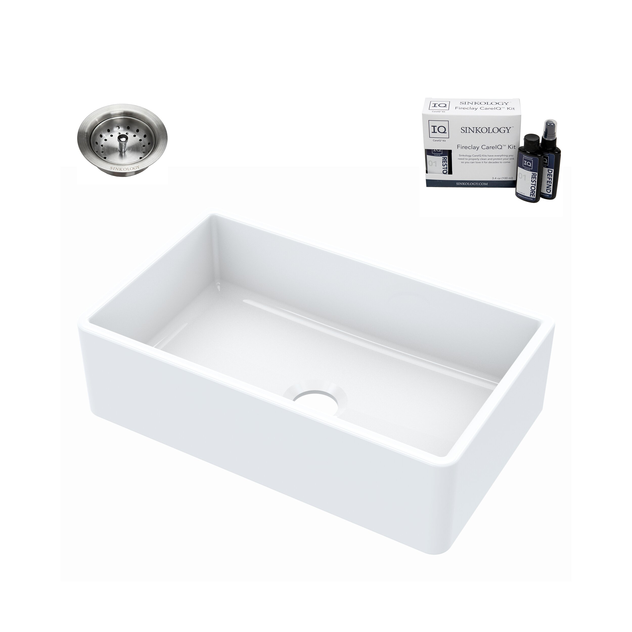 Sinkology Turner 30 L X 18 W Farmhouse Apron Kitchen Sink With Basket Strainer Reviews Wayfair