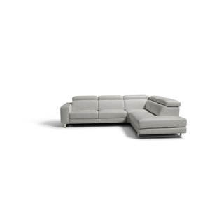 Sania Leather Sectional by Orren Ellis 2019 Sale