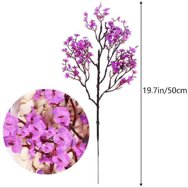 2/4/10 PCS Artificial Gypsophila Floral Flower Silk Wedding Party Bouquet Decor 