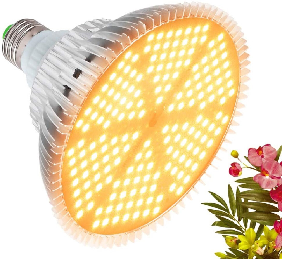 40W Full Spectrum E27 LED Grow Light Bulb Lamp for Veg Bloom Indoor Plant Home 