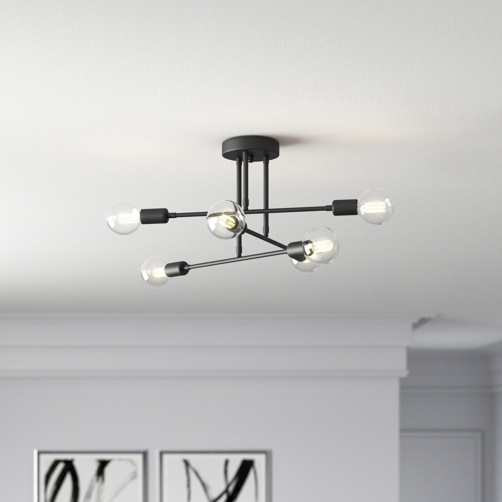 Mercury Row Kai Semi Flush Mount & Reviews Wayfair.co.uk