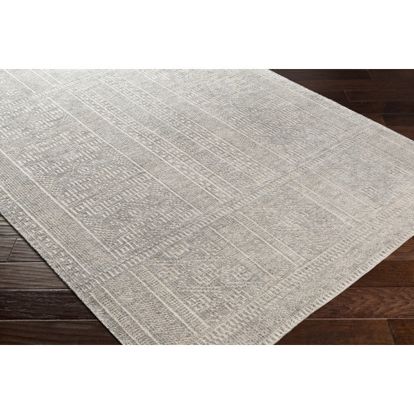 Factory Select Area Rug Foundry Select Kallai Oriental Hand-Knotted Gray/Taupe Area Rug | Wayfair