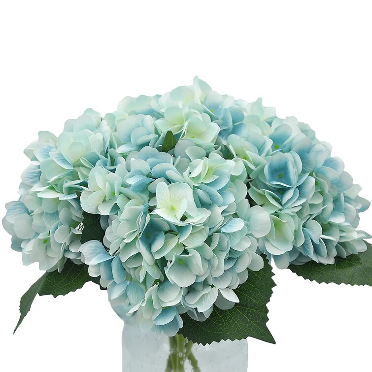 Bridal Wedding Party Bouquet Posy Silk Flowers Hydrangea Floral Home Decor US 