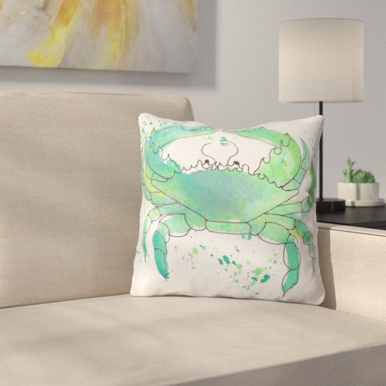 seafoam lumbar pillow