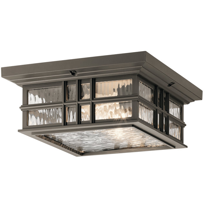 Howard Beach 2 Light Outdoor Flush Mount Howard Beach 2 Light Outdoor Flush Mount
