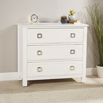 Willa Arlo Interiors Emilee Overlay 3 Drawer Accent Chest