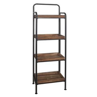 Distressed Wood Shelving Wayfair 4 Tier Wood Shelving Unit