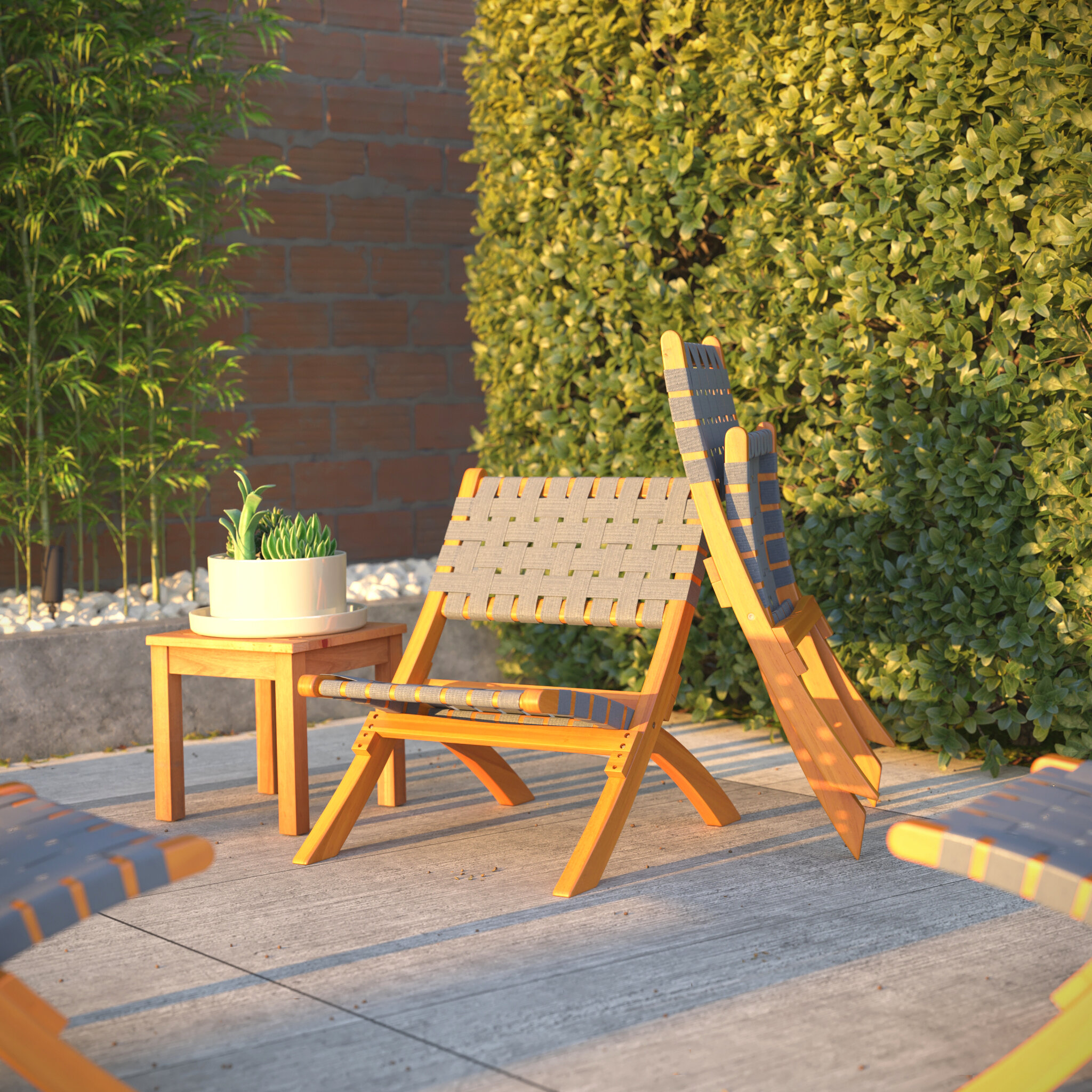 sava folding patio chair