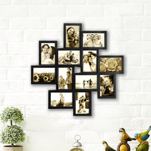 Hanging Picture Frames You Ll Love Wayfair Germain Gallery Collage Wall Hanging 12 Opening Photo Sockets Picture Frame Set