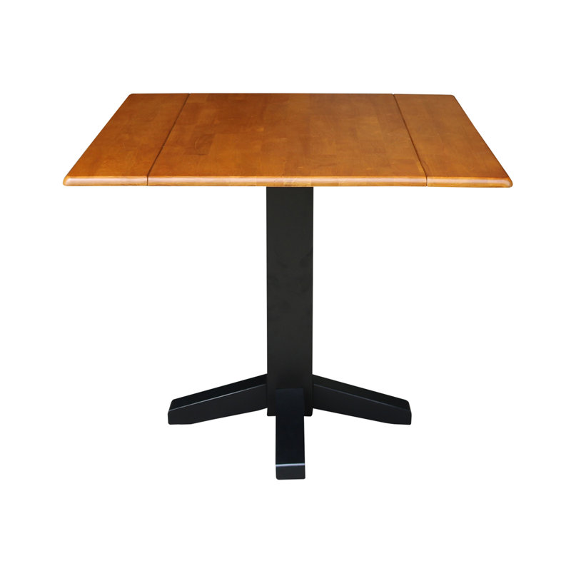 Laude Run Runkle Dual Drop Leaf Solid Wood Dining Table Laude Run Runkle Dual Drop Leaf
