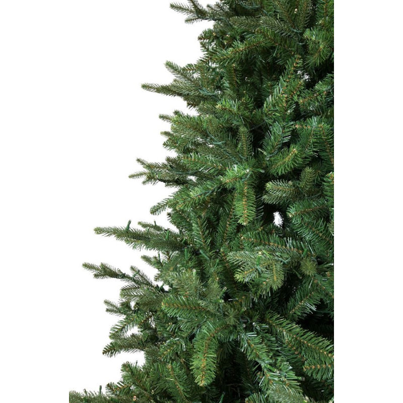 The Holiday Aisle Slim Canadian Balsam Fir Artificial Christmas Tree Slim Canadian Balsam Fir Artificial Christmas Tree With Warm White Lights Remote